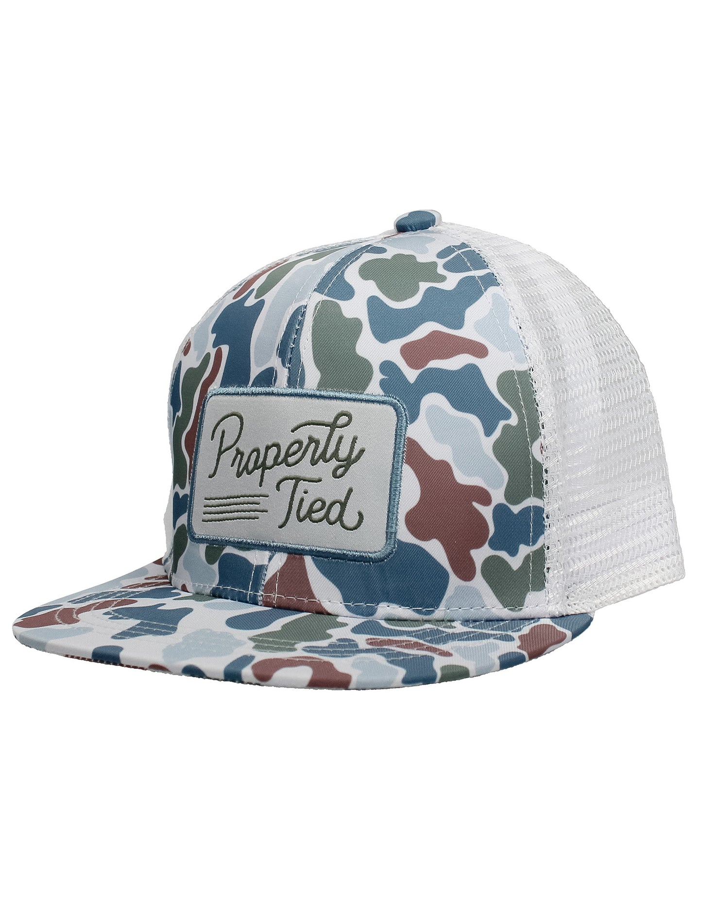 Properly Tied Terra Camo Youth Trucker Hat