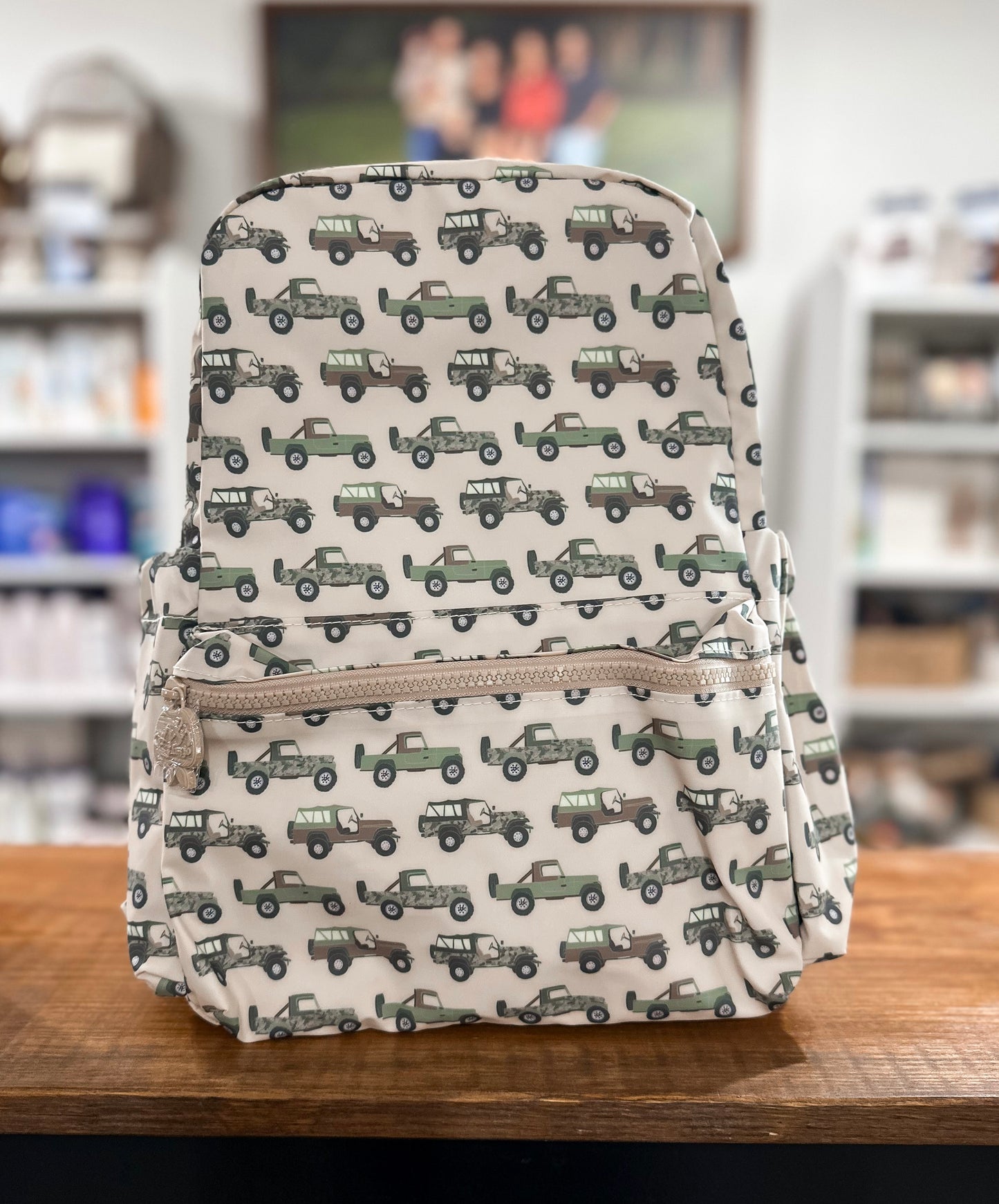Apple Of My Isla Jeeps Backpack