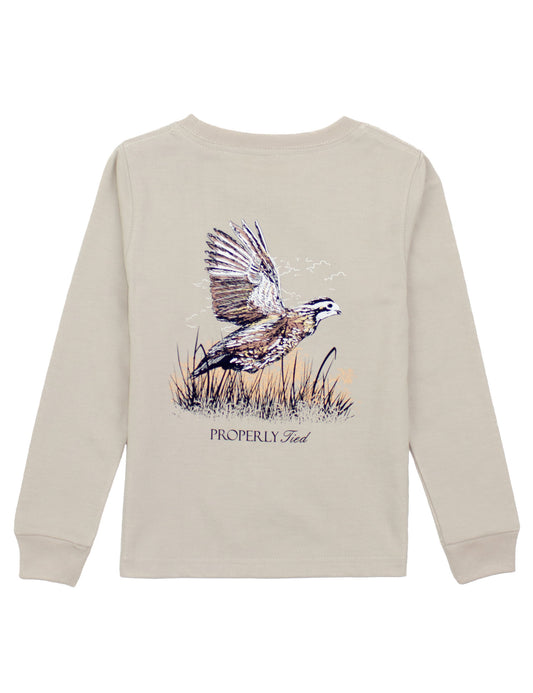 Properly Tied Quail LS Tee