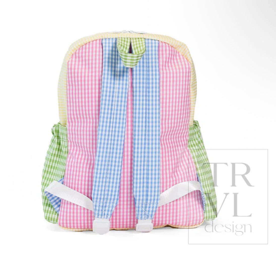TRVL Pink Patch Backpack