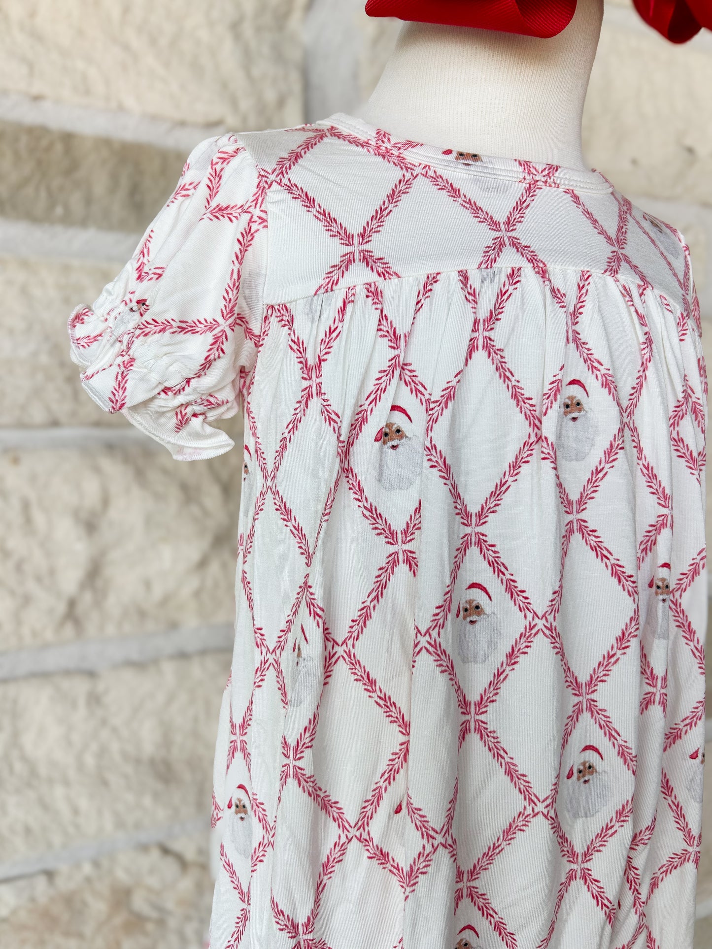 Hamner Hill Santa Trellis Nightgown