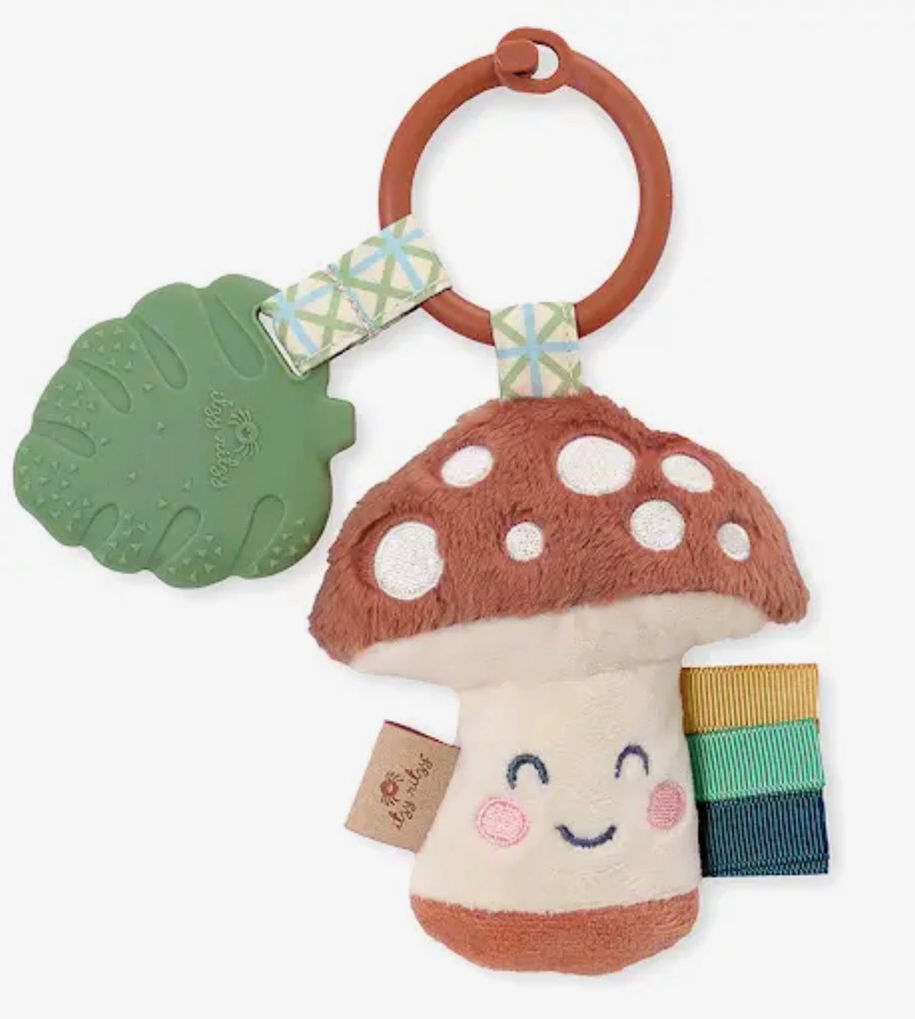 Itzy Ritzy Mushroom Itzy Pal Plush + Teether