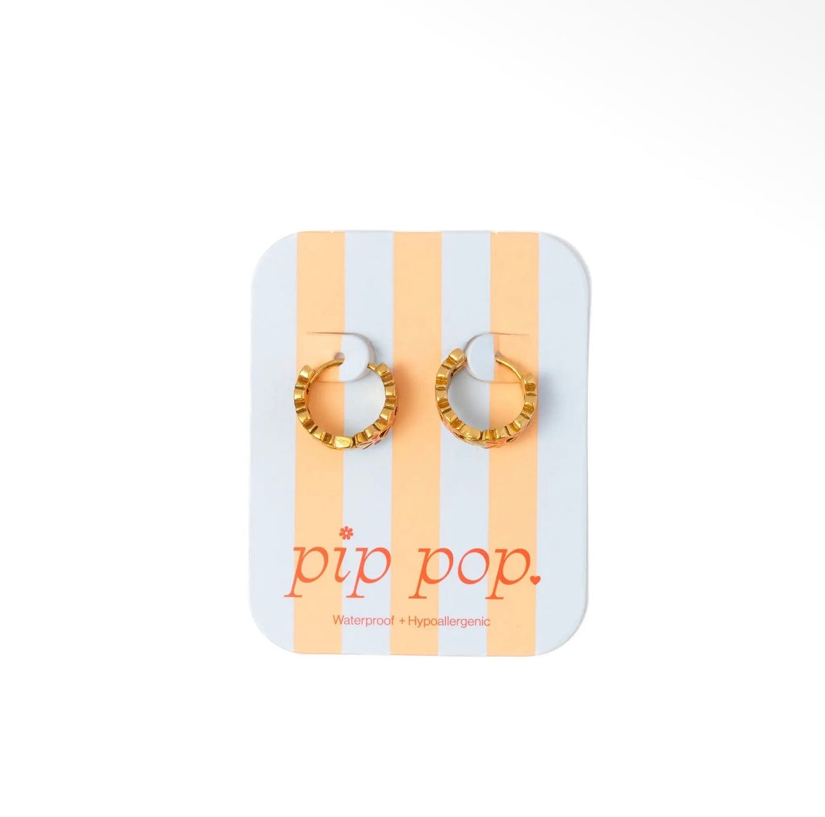 Pip Pop Bow Repeat Hoop Earrings