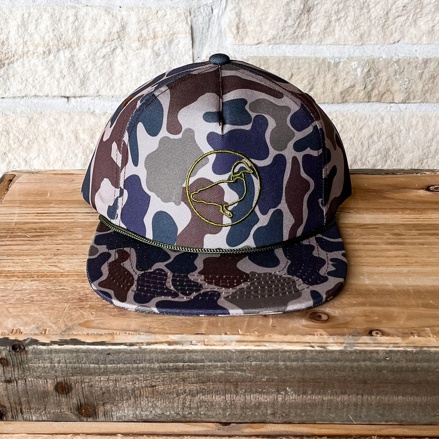 Properly Tied Vintage Camo Rope Hat
