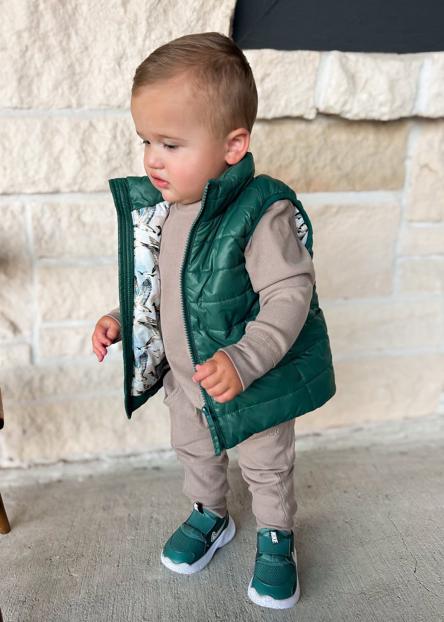 Little Bipsy Mushroom Ribbed Jogger