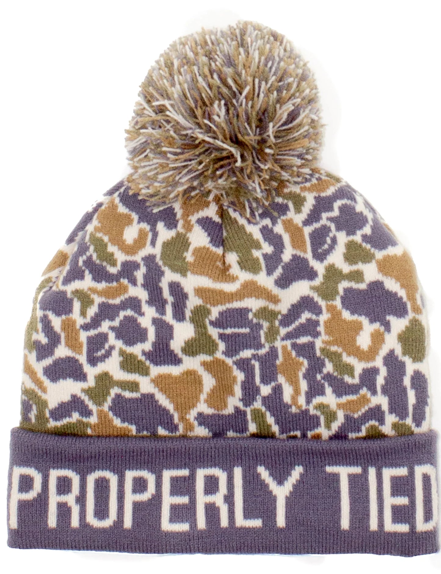 Properly Tied Breck Field Camo Beanie