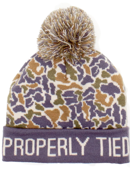 Properly Tied Breck Field Camo Beanie