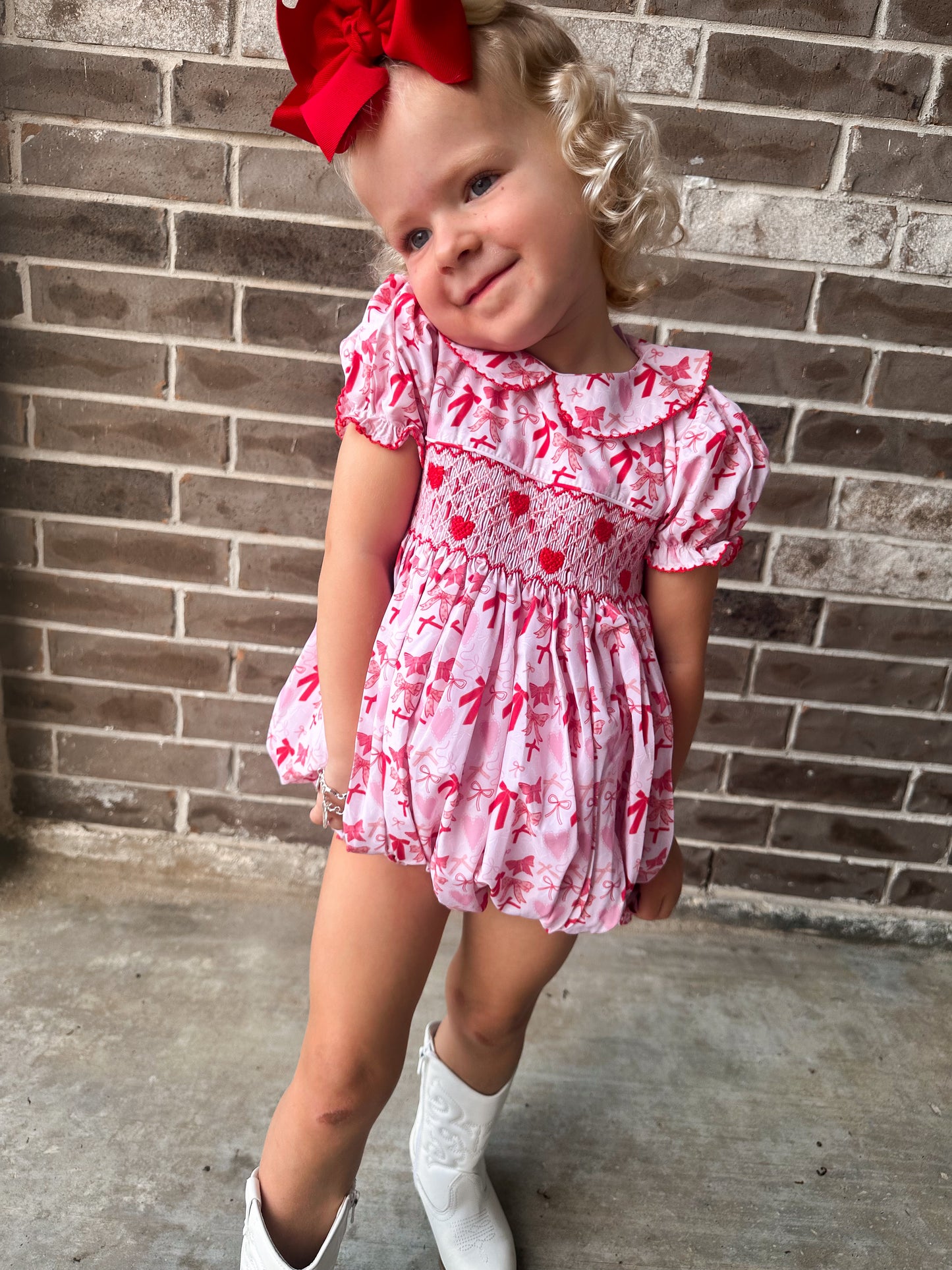 Poppy Kids Valentine Bows Bubble