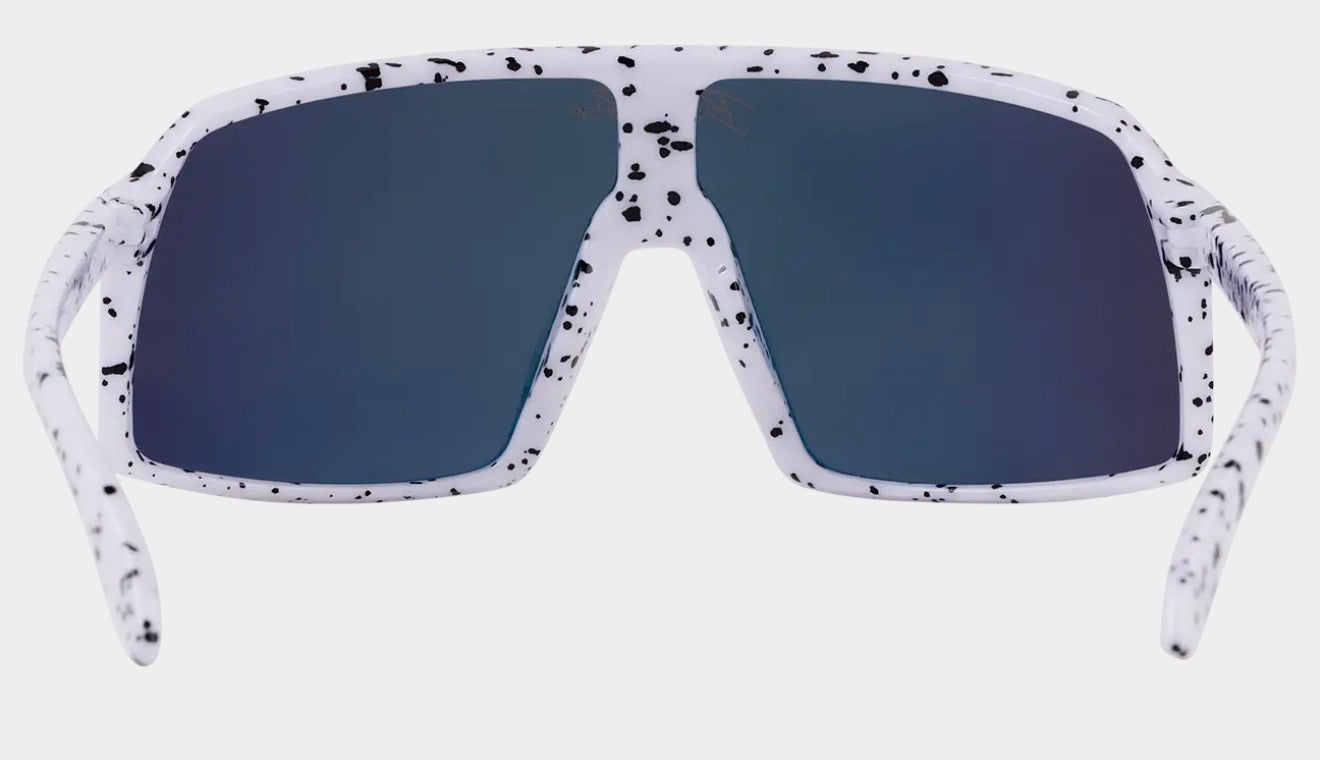 Binky Bro White Speckled Framed Sunglasses