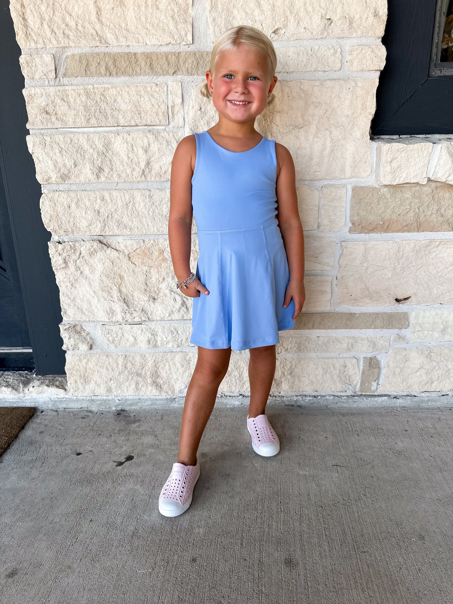 Swoon Baby Blue Tennis Dress