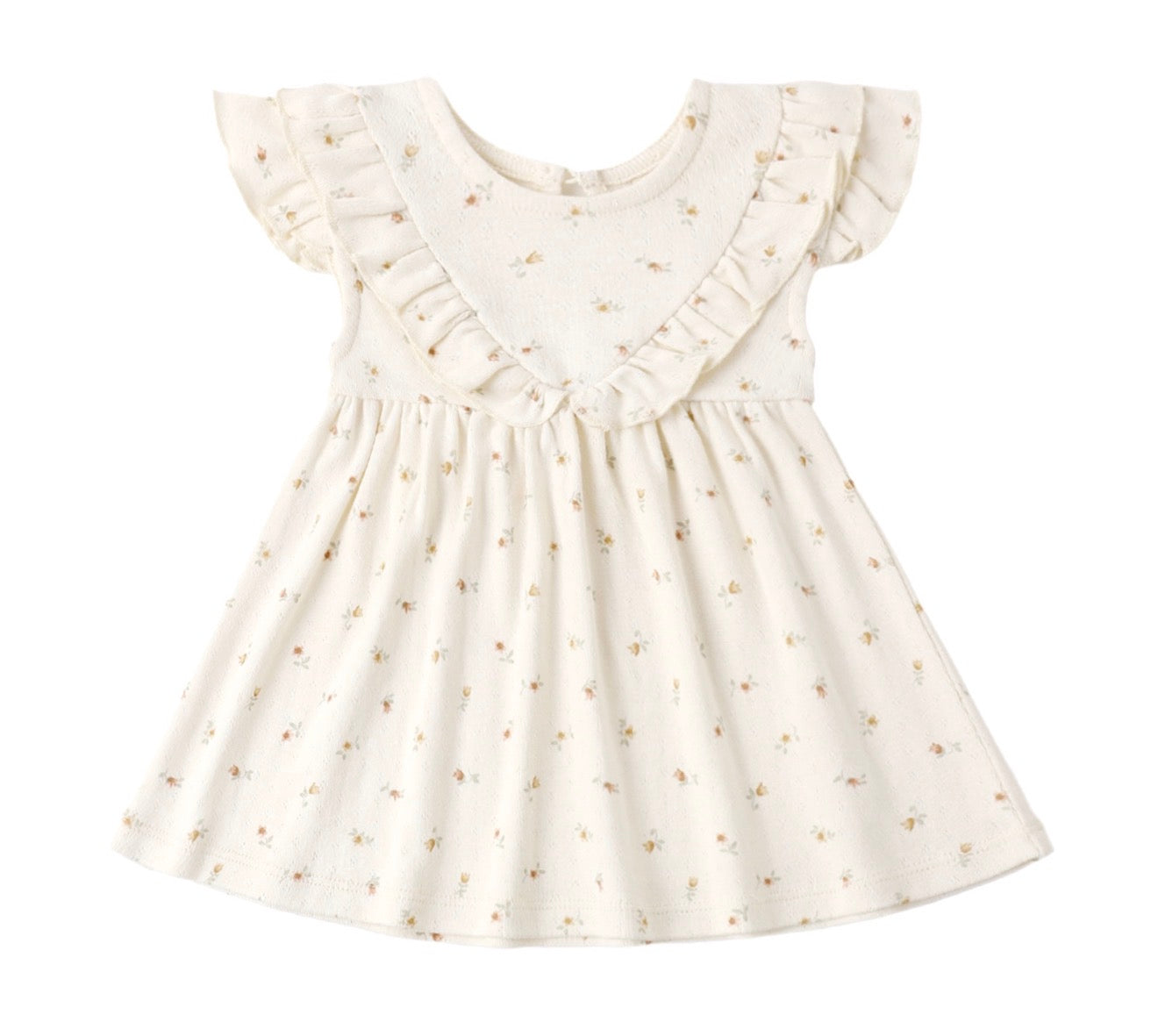 Quincy Mae Sleeveless Ruffle Petit Fleur Dress