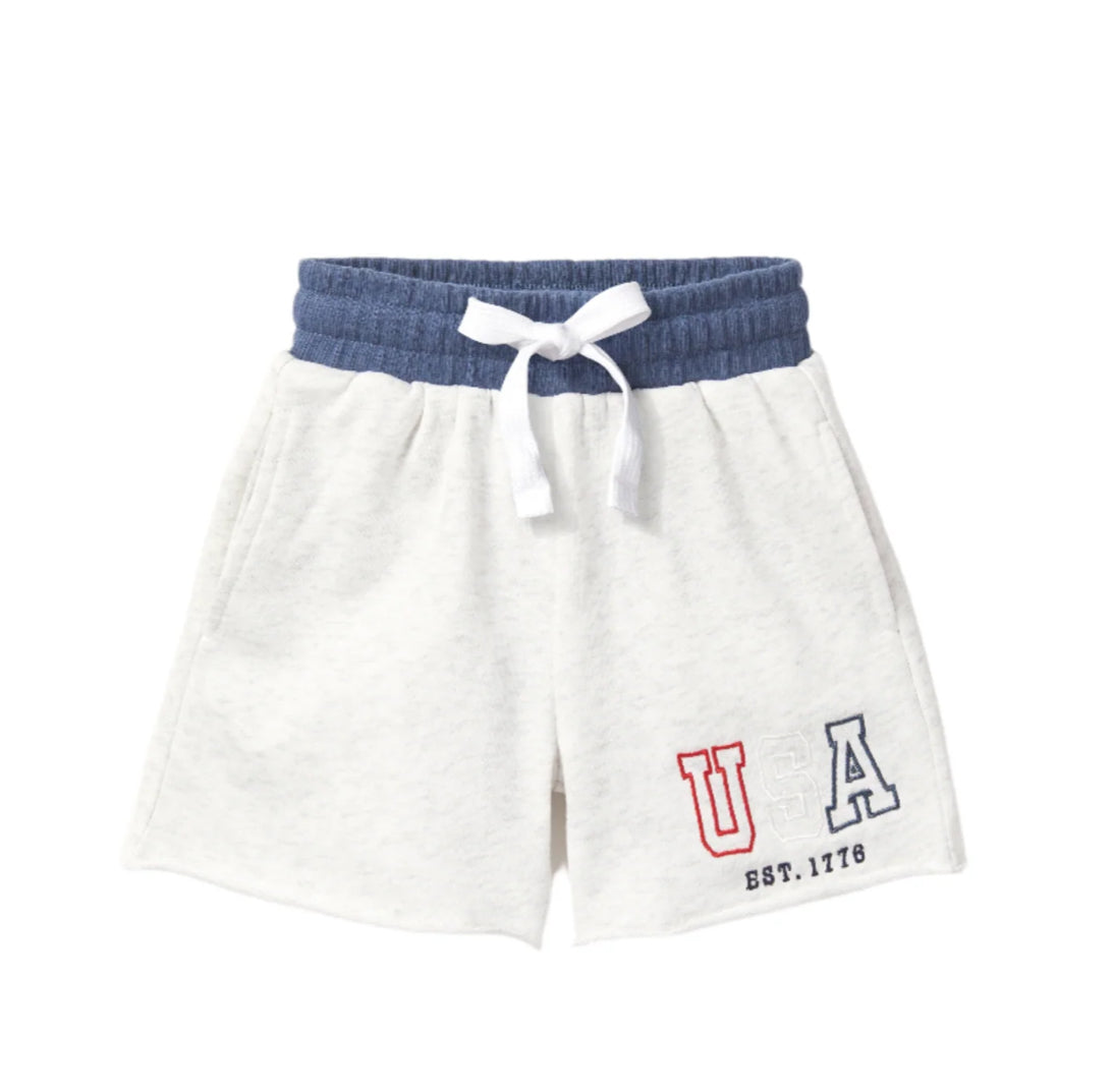 Little Bipsy USA Raw Edge Sweatshort