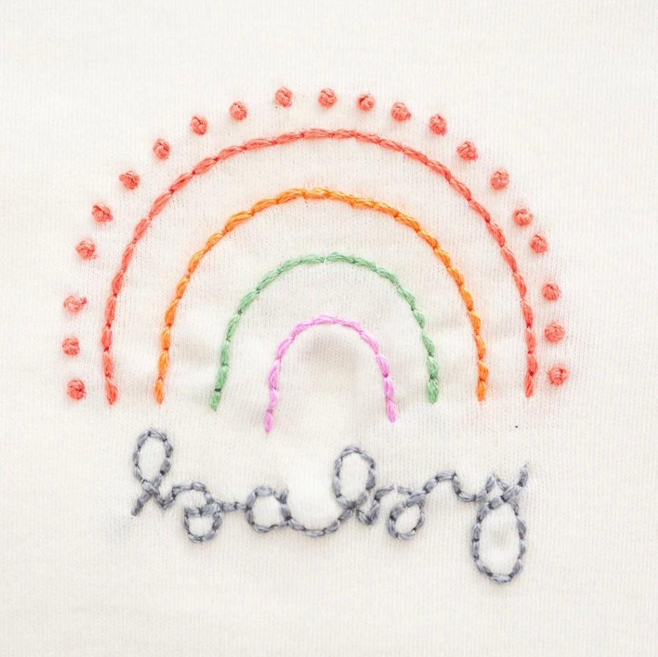 Magnolia Baby Rainbow Baby Footie
