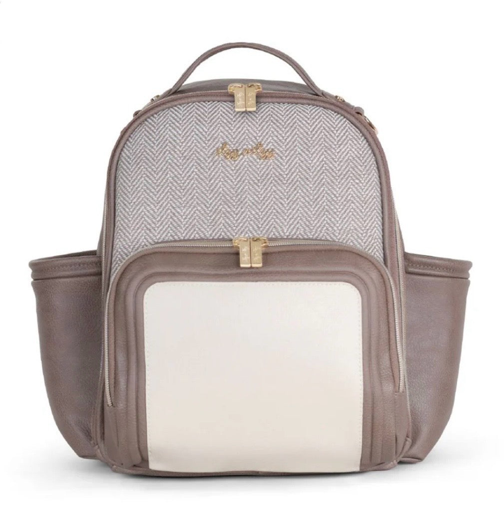 Itzy Ritzy Vanilla Latte Mini Plus Diaper Bag