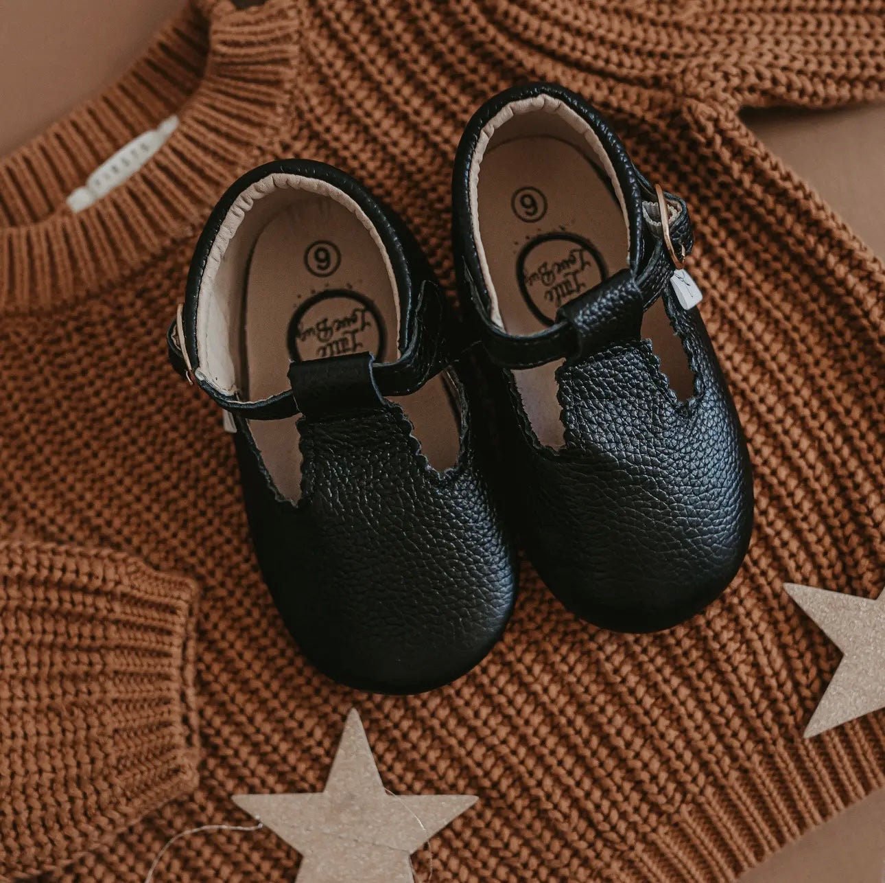 Little Love Bug Black T-Bar