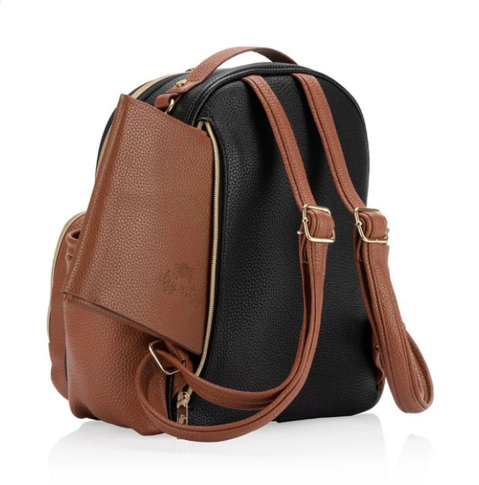 Itzy Ritzy Coffee & Cream Mini Plus Diaper Bag