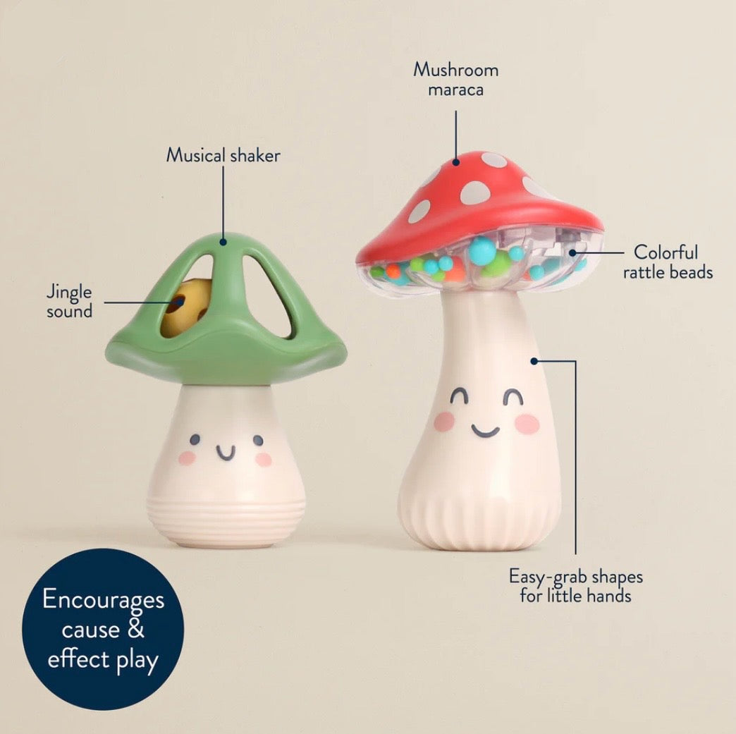 Itzy Ritzy Mini Mushroom Maracas