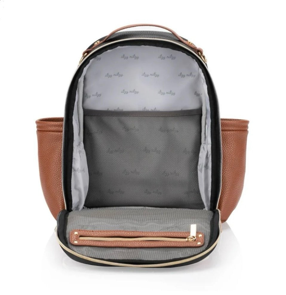 Itzy Ritzy Coffee & Cream Mini Plus Diaper Bag