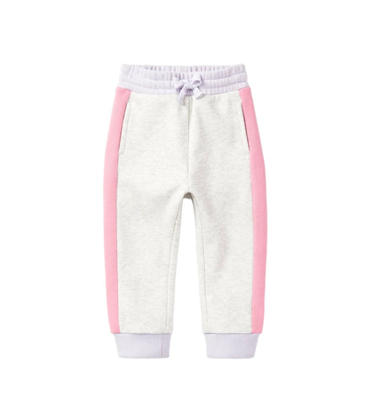 Little Bipsy Side Stripe Rose Jogger