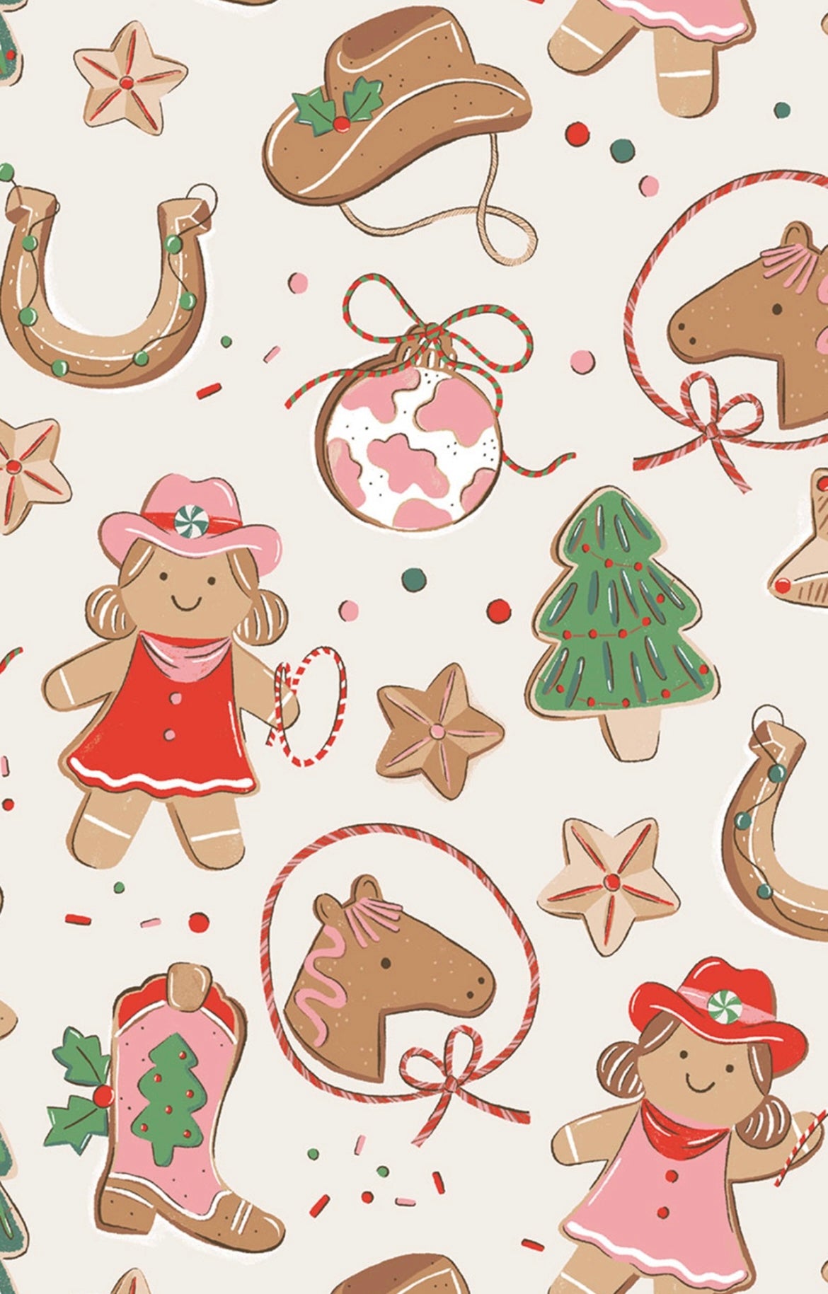 Angel Dear Cowgirl Christmas Pj Set