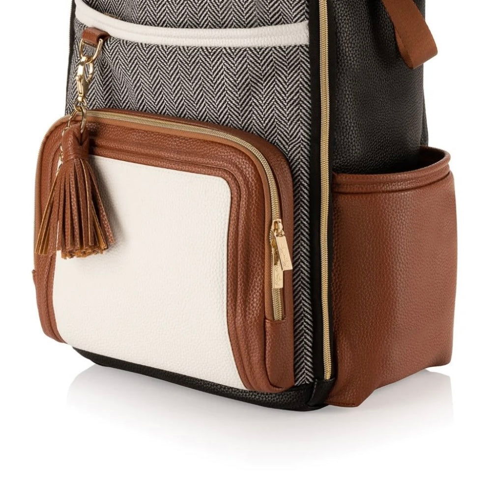 Itzy Ritzy Coffee & Cream Boss Plus Diaper Bag