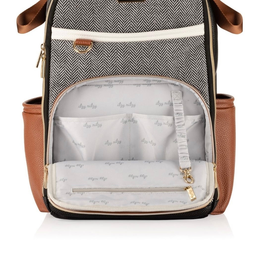 Itzy Ritzy Coffee & Cream Boss Plus Diaper Bag