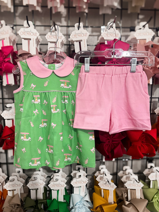 Baby Loren Golf Buddies Short Set
