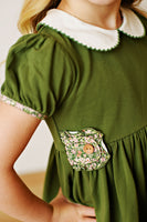 Swoon Baby Olive Green Proper Gwen Dress