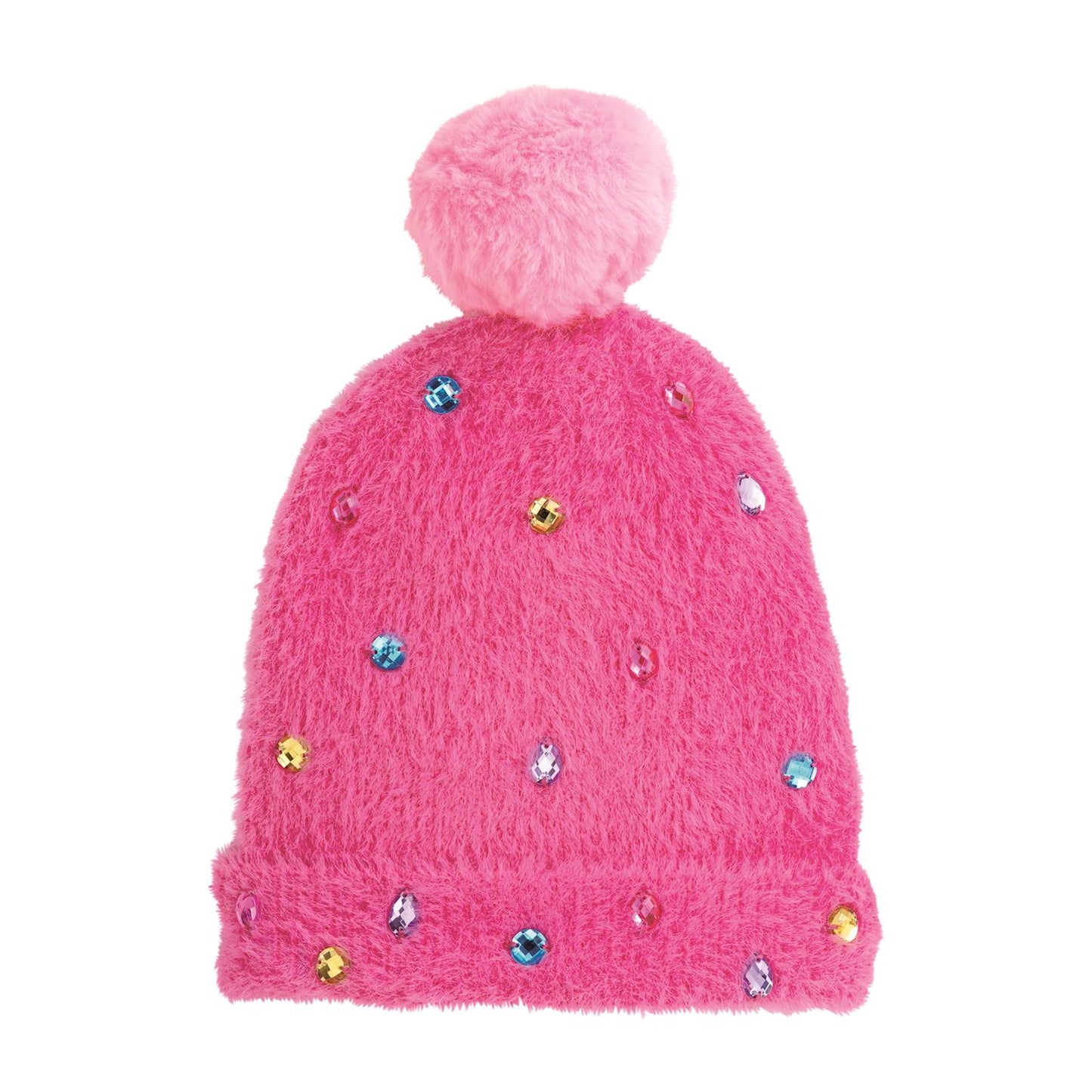Mud Pie Hot Pink Glitzy Beanie