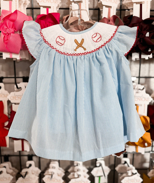 Ruth & Ralph Baseball Annabelle Bloomer Set