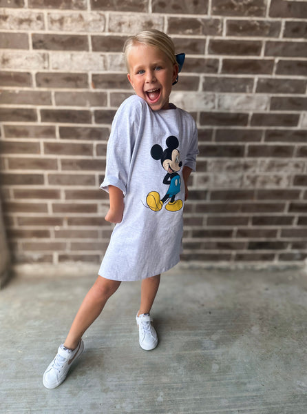 LS Mickey T-shirt Dress