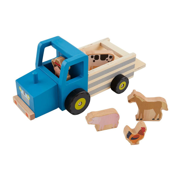 Mud Pie Wood Tractor Set