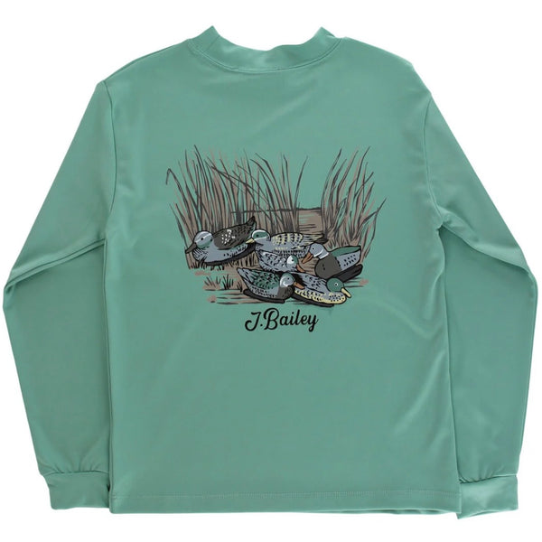 J. Bailey Decoy LS Performance Tee