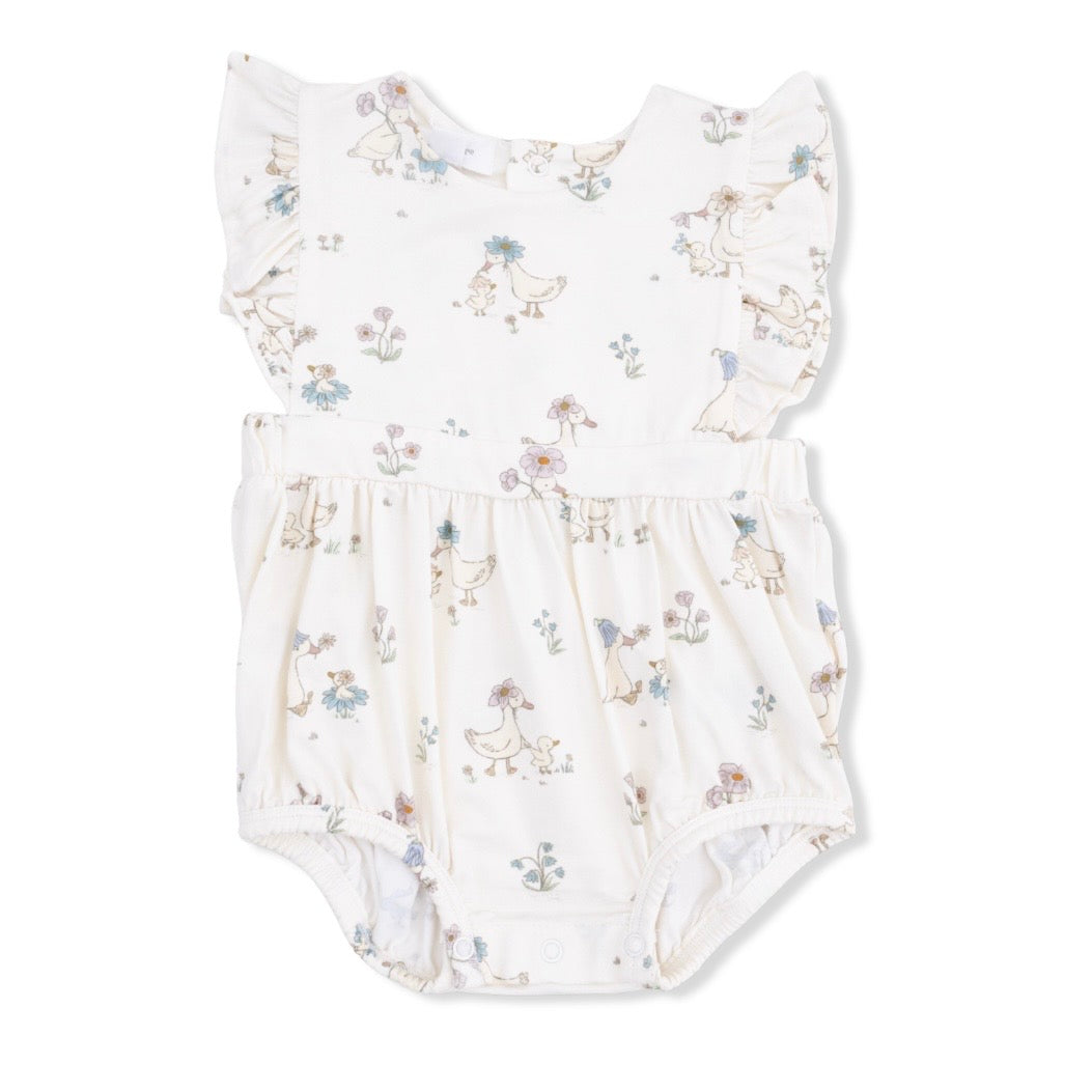 Angel Dear Flower Ducklings Sunsuit