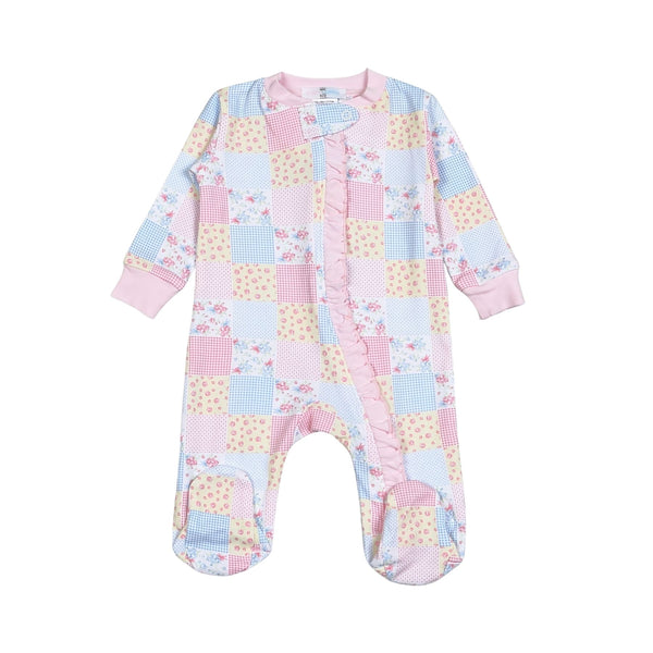 Baby Loren Petal & Patches Pima Footie