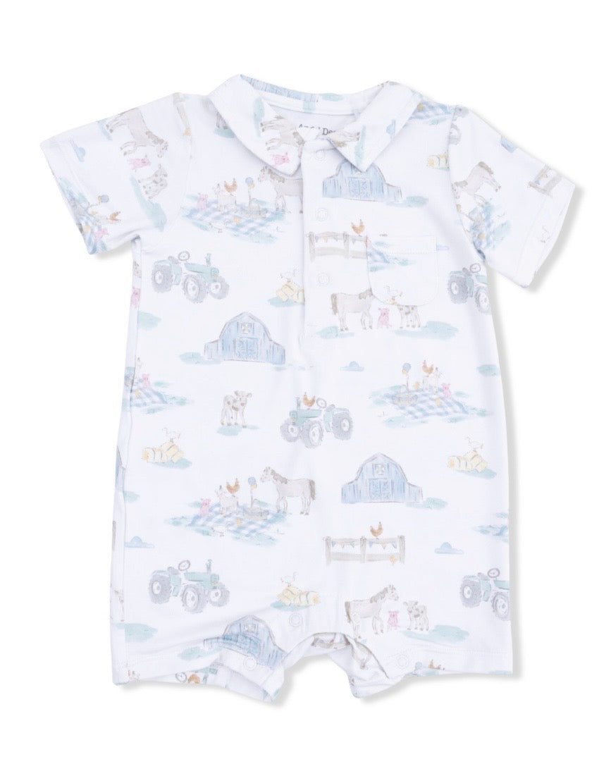 Angel Dear Farm Animal Party Polo Shortie