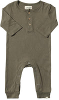 Me & Henry Green Mason Ribbed Romper