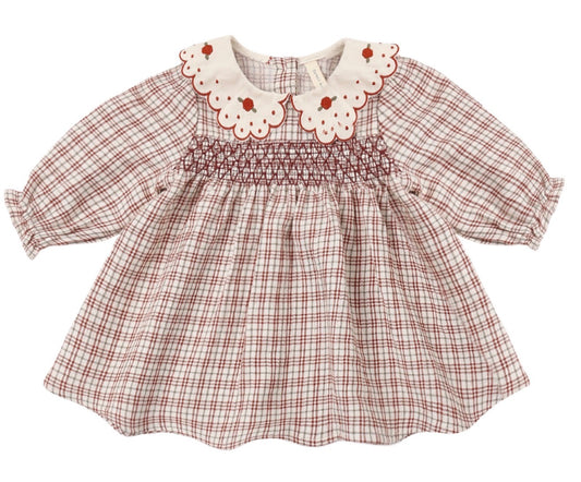 Quincy Mae Christmas Plaid Callie Dress