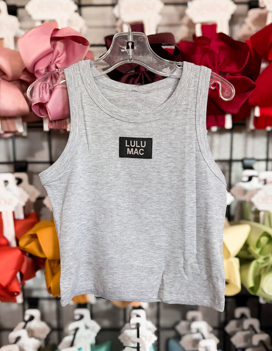 Lulu Mac Sport Grey Tank