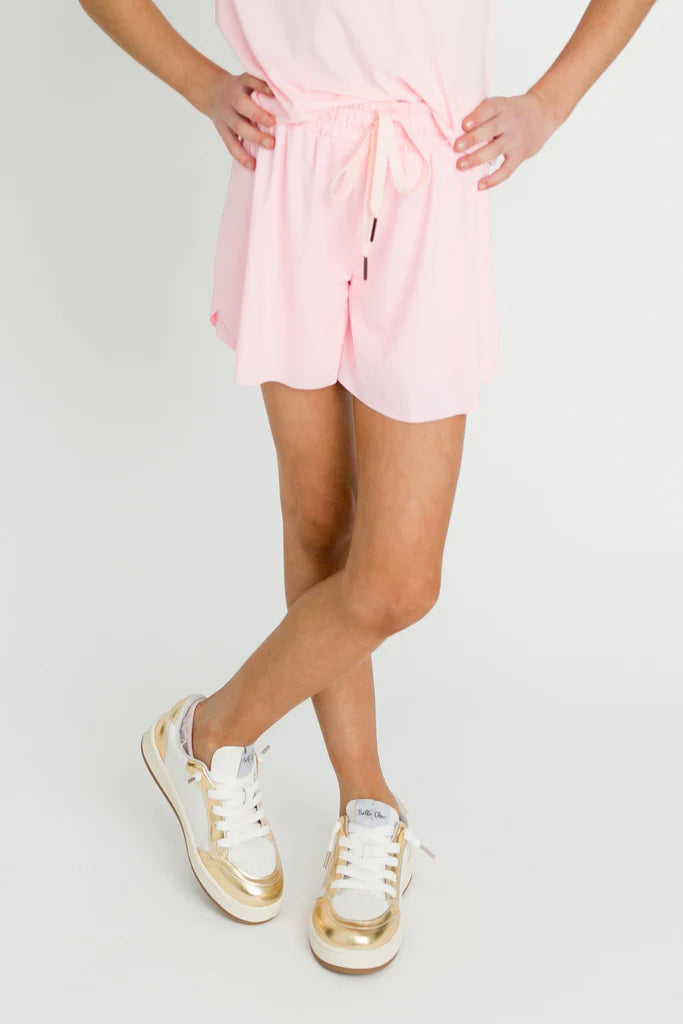 Belle Cher Light Pink Butterfly Short