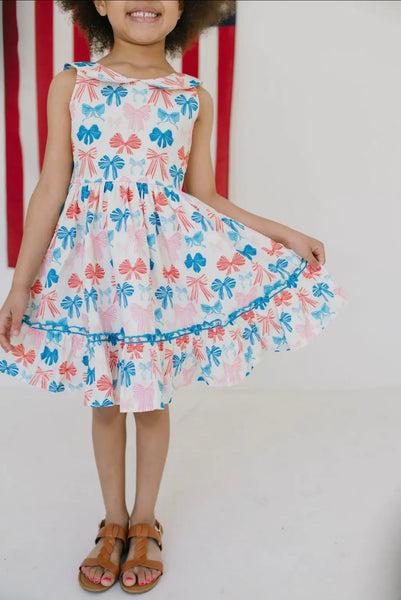 Ollie Jay Patriotic Bows Lara Dress