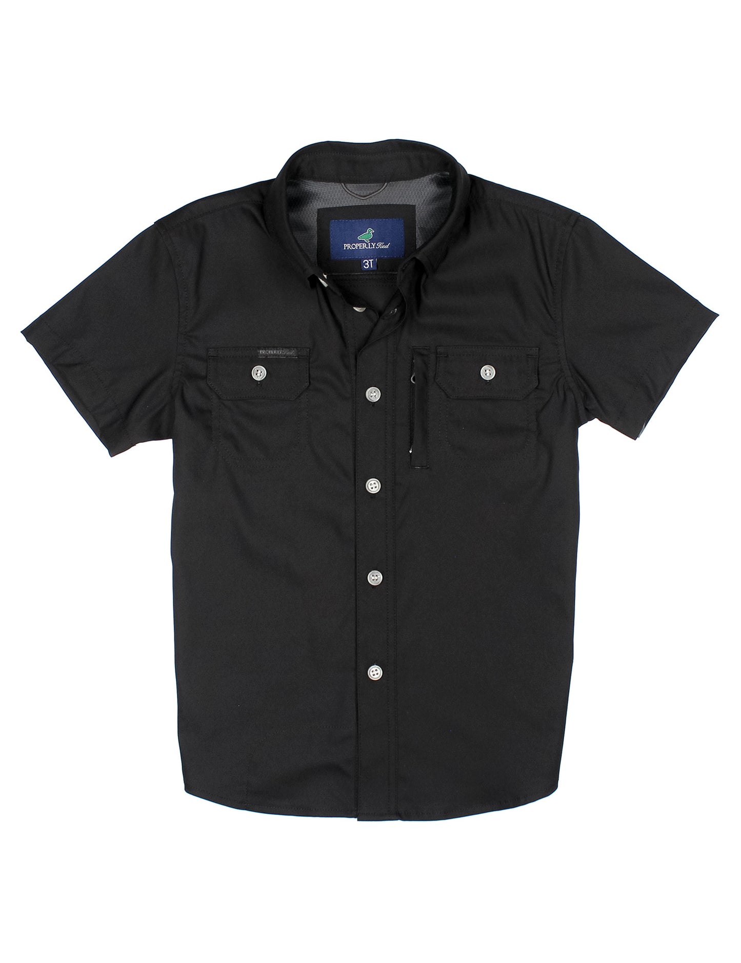 Properly Tied Black Scout Shirt