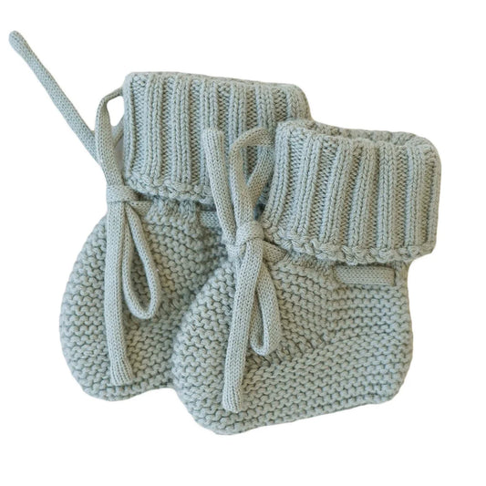 Caden Lane Smoke Knit Baby Boots