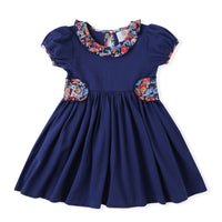 Swoon Baby Navy Gwen Tab Dress