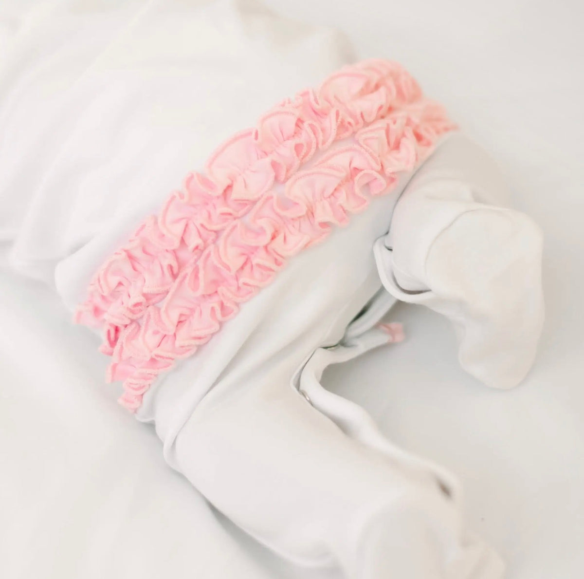 Magnolia Baby Jolly Ribbons Ruffle Footie