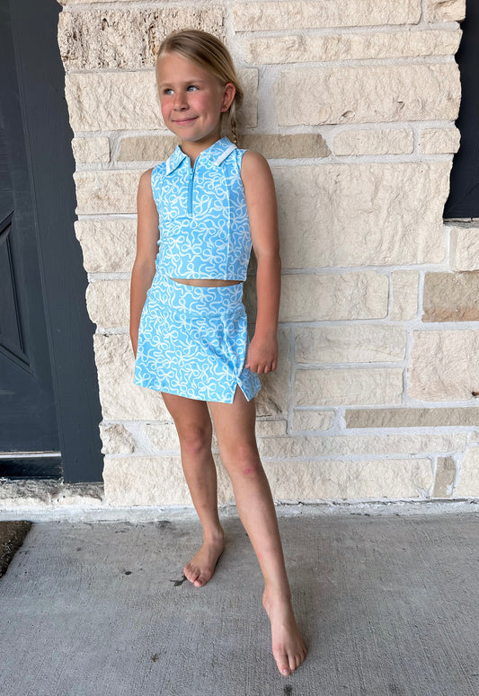 Swoon Baby Sky Bow Proper Set