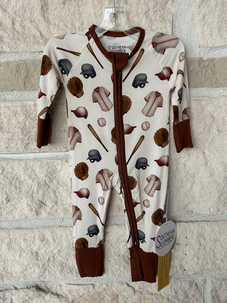 Southern Slumber Baseball Playsuit