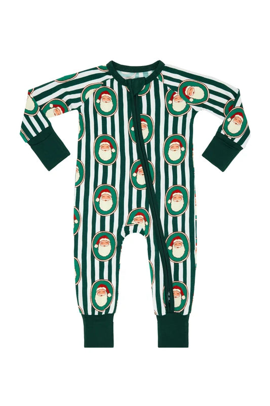 IMJ Santa Green Stripe