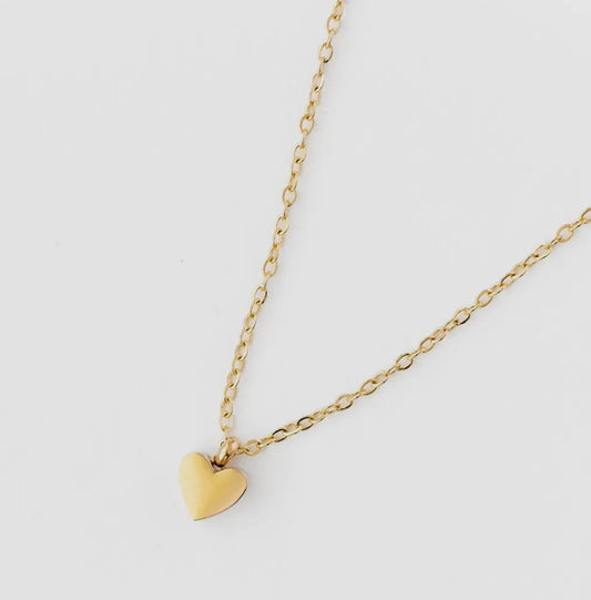 Pip Pop Post Heart Pendant Necklace