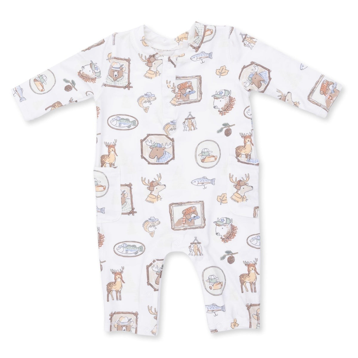 Angel Dear Woodson’s Family Cabin Romper